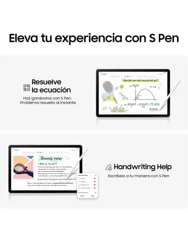 Samsung Galaxy Tab S10 Lite 256GB WiFi Gris | Tablet con S Pen e IA