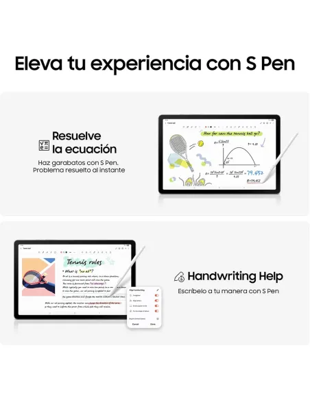 Samsung Galaxy Tab S10 Lite 256GB WiFi Gris | Tablet con S Pen e IA