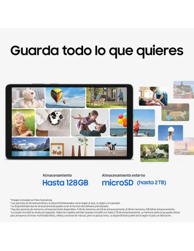 Samsung Galaxy Tab A11 8.7" 64GB WiFi Gris | Tablet 90Hz