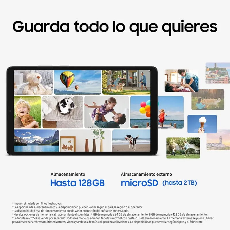 Tablet Samsung Galaxy Tab A11 8.7" 64GB WiFi Gris | Pantalla 90Hz Android 15