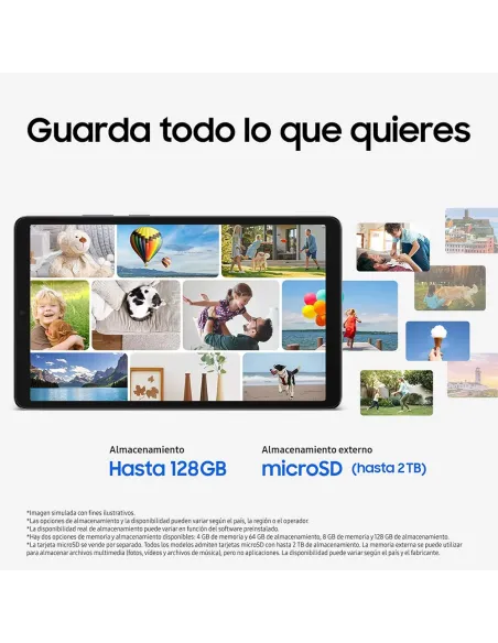 Samsung Galaxy Tab A11 8.7" 64GB WiFi Gris | Tablet 90Hz