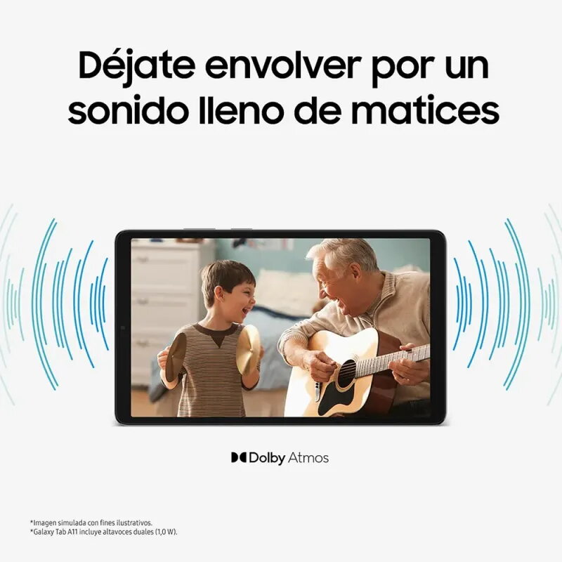 Tablet Samsung Galaxy Tab A11 8.7" 64GB WiFi Gris | Pantalla 90Hz Android 15