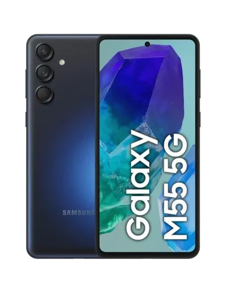 Samsung Galaxy M55 5G 256GB Negro | Super AMOLED+ y Carga 45W