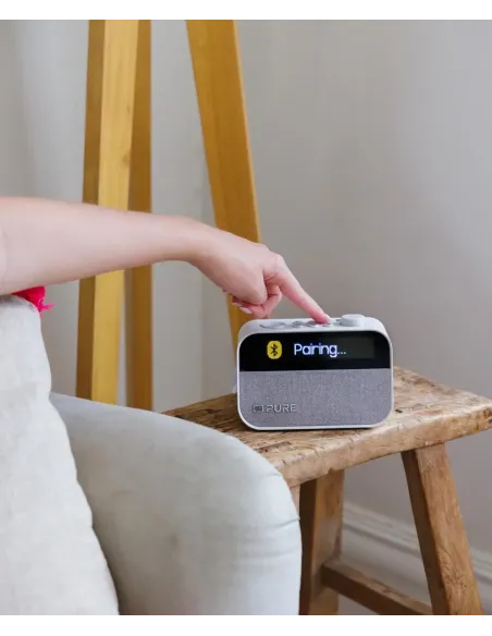 Pure Moment Blanco | Despertador Luz Amanecer y Altavoz Bluetooth