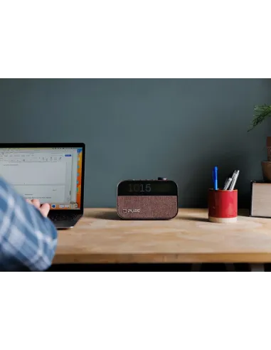 Pure Moment Black | Sunrise Alarm Clock & Bluetooth Speaker
