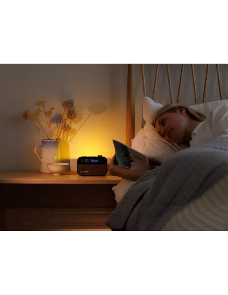 Pure Moment Black | Sunrise Alarm Clock & Bluetooth Speaker