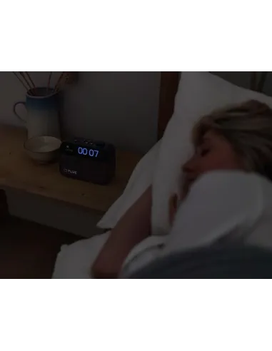 Pure Moment Black | Sunrise Alarm Clock & Bluetooth Speaker