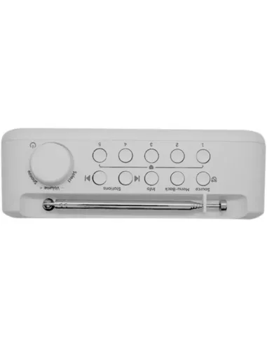 Pure Elan One2 Blanco: Radio Portátil DAB+/FM, Bluetooth 5.1 y Pilas