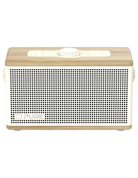 Pure Classic Aura White | 40W Bluetooth Speaker Wood & Light