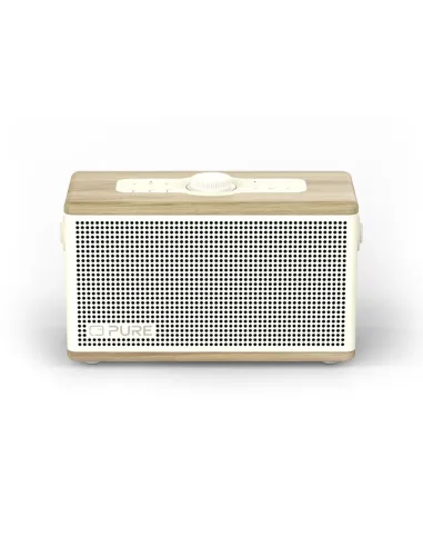 Pure Classic Aura Blanco | Altavoz Bluetooth 40W Madera y Luz