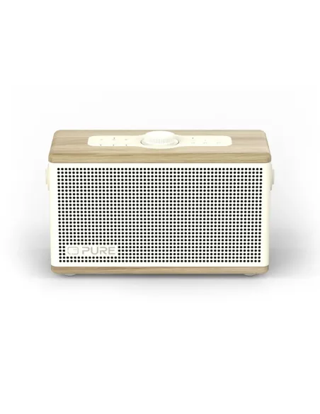Pure Classic Aura White | 40W Bluetooth Speaker Wood & Light