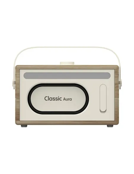 Pure Classic Aura White | 40W Bluetooth Speaker Wood & Light