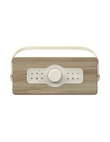 Pure Classic Aura Blanco | Altavoz Bluetooth 40W Madera y Luz