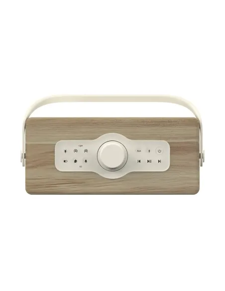 Pure Classic Aura White | 40W Bluetooth Speaker Wood & Light