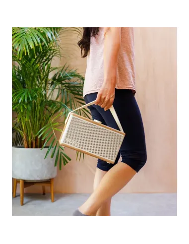 Pure Classic Aura Blanco | Altavoz Bluetooth 40W Madera y Luz