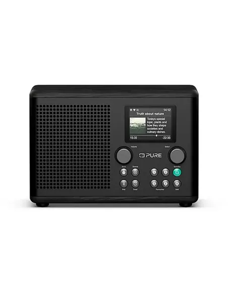 Pure Classic H4i Negro: Radio Internet, DAB+, Bluetooth 5.3 y Pódcasts