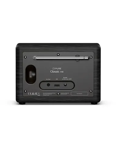 Pure Classic H4i Negro: Radio Internet, DAB+, Bluetooth 5.3 y Pódcasts