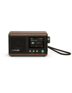 Pure Classic Mini Radio DAB+ Black | Portable Bluetooth 15h Battery