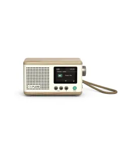 Pure Classic Mini Radio DAB+ Blanco | Portátil Bluetooth 15h Batería