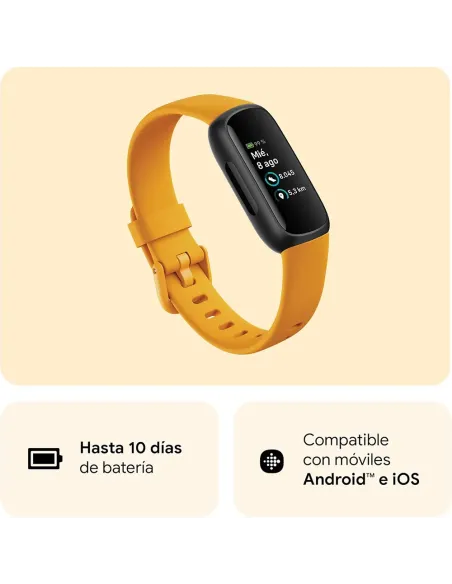 Fitbit Inspire 3 Reacondicionado CN | Pulsera Actividad Amarillo Ocre