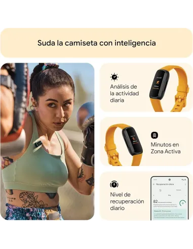 Fitbit Inspire 3 Reacondicionado CN | Pulsera Actividad Amarillo Ocre