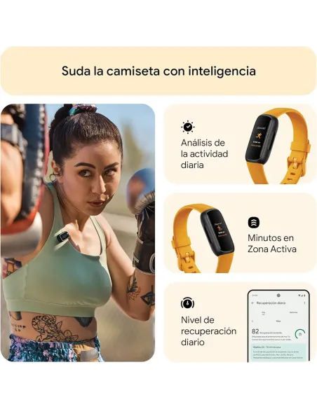 Fitbit Inspire 3 Reacondicionado CN | Pulsera Actividad Amarillo Ocre