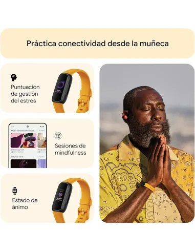 Fitbit Inspire 3 Reacondicionado CN | Pulsera Actividad Amarillo Ocre