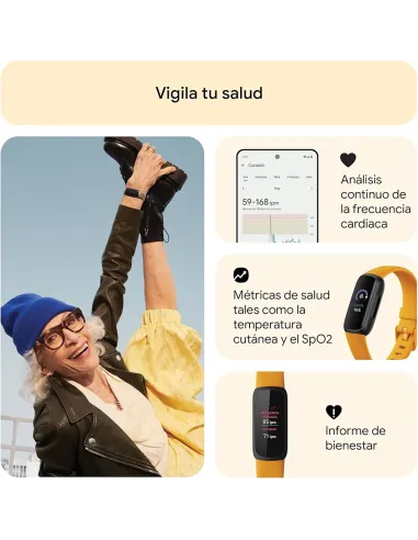 Refurbished Fitbit Inspire 3 Morning Glow | Like New Activity Tracker