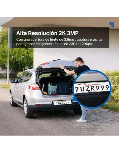 Tapo C51A Cámara Wi-Fi Exterior 360° | 2K Visión Nocturna y Detección