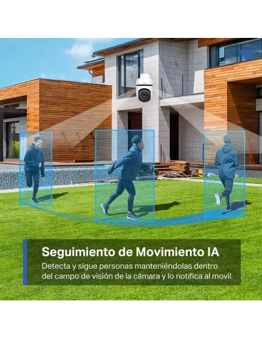 Tapo C51A Cámara Wi-Fi Exterior 360° | 2K Visión Nocturna y Detección