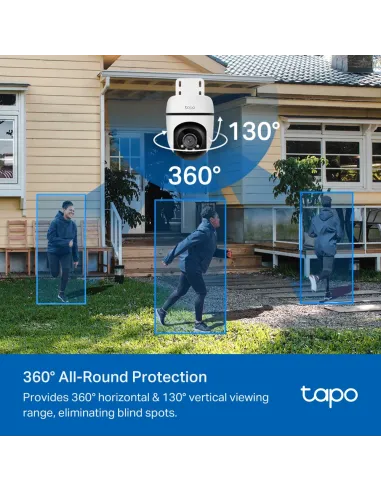 Tapo C51A Outdoor Wi-Fi Camera 360° | 2K Night Vision & AI Detect