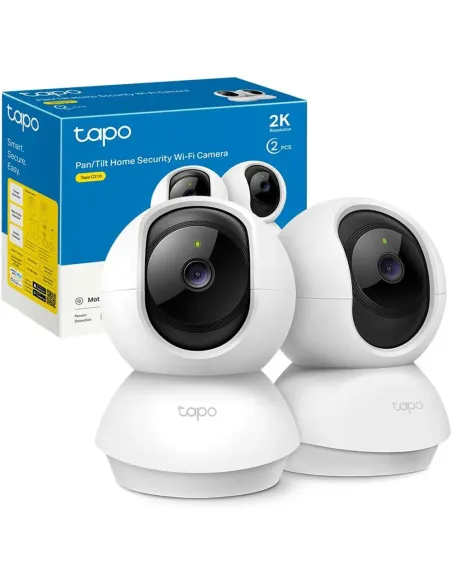 Buy Tapo C210 2-Pack | 360° Wi-Fi Camera 2K 3MP & Baby Monitor