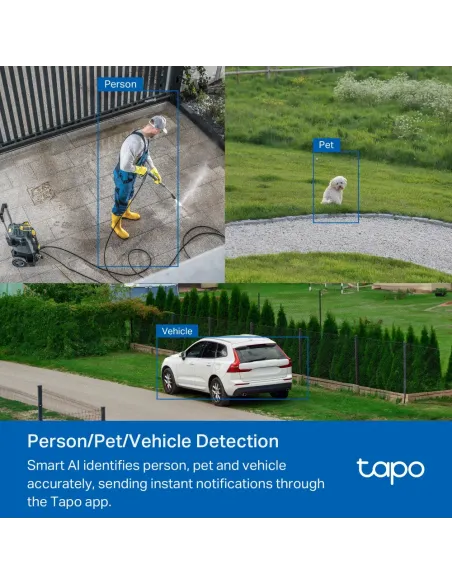 Tapo C530WS Cámara Wi-Fi Exterior 360° | 3K 5MP - TiendaCPU