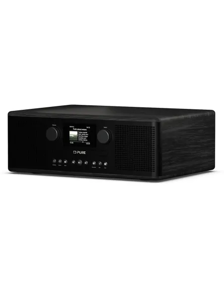 Pure Classic C-D6i Black | Stereo System with CD, WiFi & Internet Radi