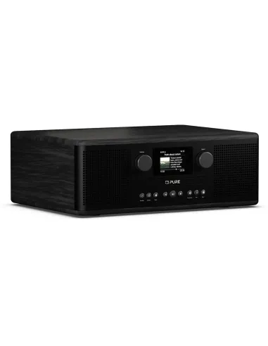 Pure Classic C-D6i Black | Stereo System with CD, WiFi & Internet Radi
