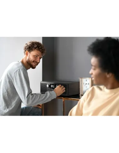 Pure Classic C-D6i Black | Stereo System with CD, WiFi & Internet Radi