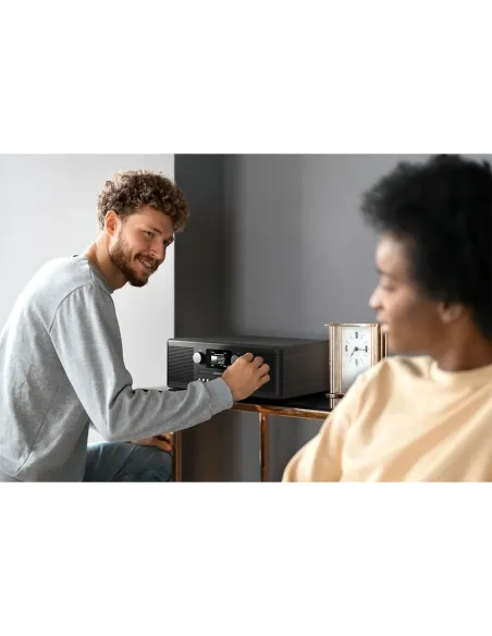 Pure Classic C-D6i Black | Stereo System with CD, WiFi & Internet Radi