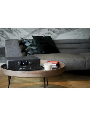 Pure Classic C-D6i Black | Stereo System with CD, WiFi & Internet Radi