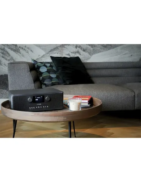 Pure Classic C-D6i Black | Stereo System with CD, WiFi & Internet Radi