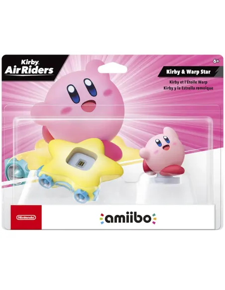 Kirby & Warp Star Amiibo | Interactive Figure Kirby Air Riders