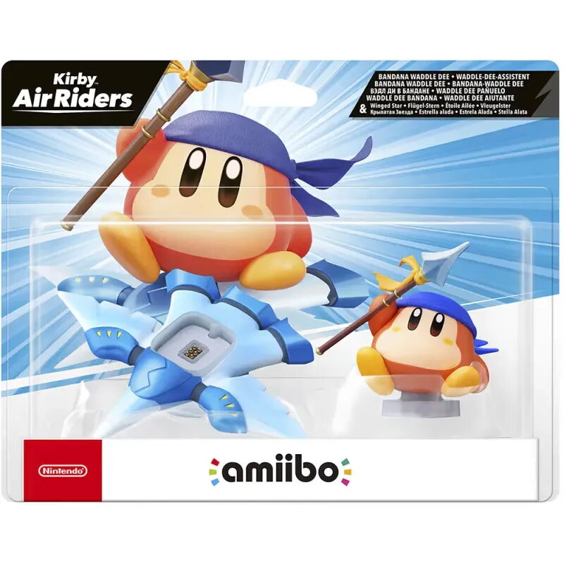 Amiibo​ Kirby Air Riders: Bandana Waddle Dee & Estrella Alada