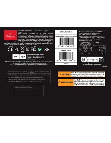 Thrustmaster eSwap XR Pro Forza Horizon | Mando Xbox y PC - TiendaCPU