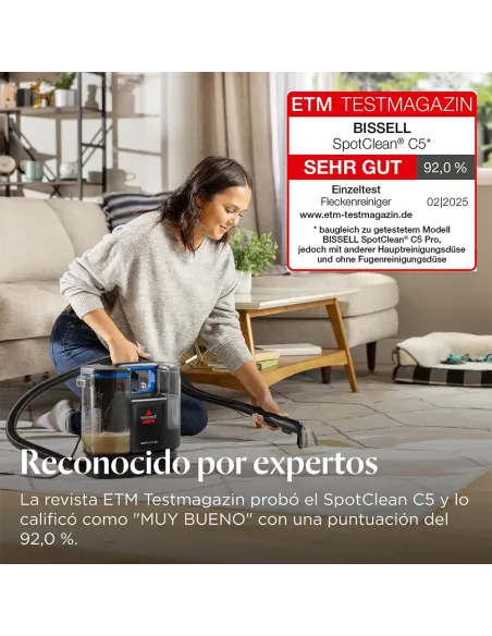 BISSELL SpotClean C5 | Quiet Portable Spot Cleaner - TiendaCPU