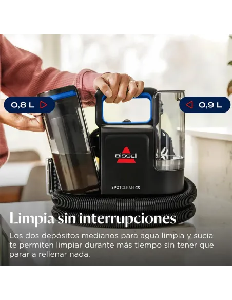 BISSELL SpotClean C5 | Aspirador de Manchas Silencioso - TiendaCPU