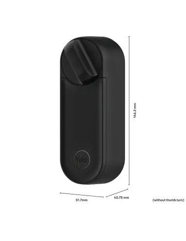 Yale Linus Smart Lock L2 Black | Keyless WiFi Smart Lock