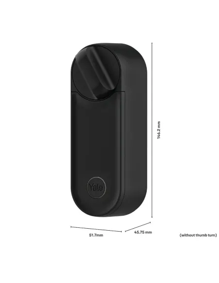 Yale Linus Smart Lock L2 Black | Keyless WiFi Smart Lock