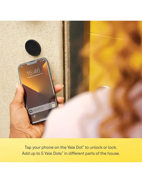 Yale Linus Smart Lock L2 Black | Keyless WiFi Smart Lock