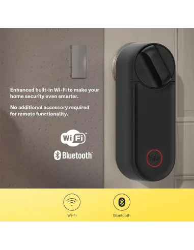 Yale Linus Smart Lock L2 Black | Keyless WiFi Smart Lock