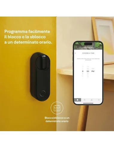 Yale Linus Smart Lock L2 Black | Keyless WiFi Smart Lock