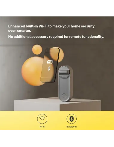 Yale Linus Smart Lock L2 Silver | Keyless WiFi Smart Lock